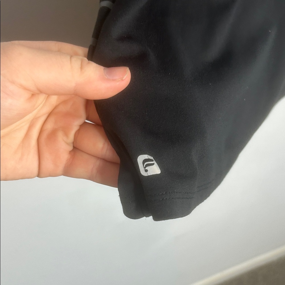 Fabletics Reflective Black Striped Racerback Tank Top Large - Picture 6 of 6